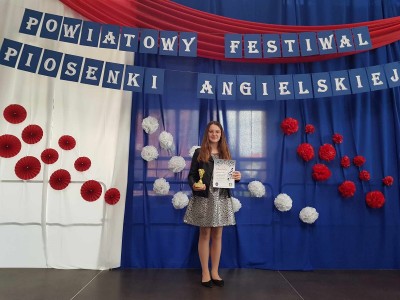 Oliwia Bołoz laureatką Festiwalu Piosenki Angielskiej!